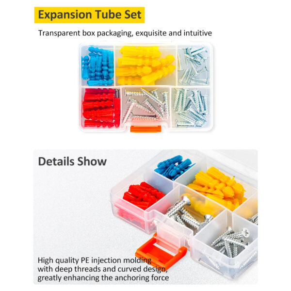 108 Piece Tool Set General House hold Hand Tool Kit with Plastic Toolbox Storage Case   Used to Car repair And home Repair - Image 6