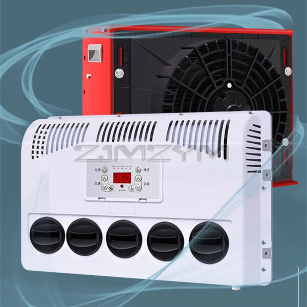 12V/24V Electric air conditioning refrigeration integrated machine for buses,truck,excavators,harvesters,agricultural machines - Image 4