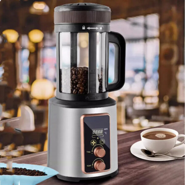 Coffee Bean Roaster Small Household Commercial Temperature Regulating And Cooling Automatic Timing Hot Air Bean Roast Kitchen - Image 7