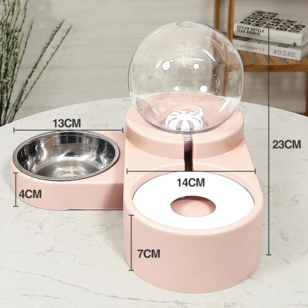 HOOPET Automatic Pet Water Fountain - 2.8L Large Drinking Bowl for Cats - No Electricity Required - Image 2