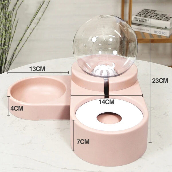 HOOPET Automatic Pet Water Fountain - 2.8L Large Drinking Bowl for Cats - No Electricity Required - Image 3