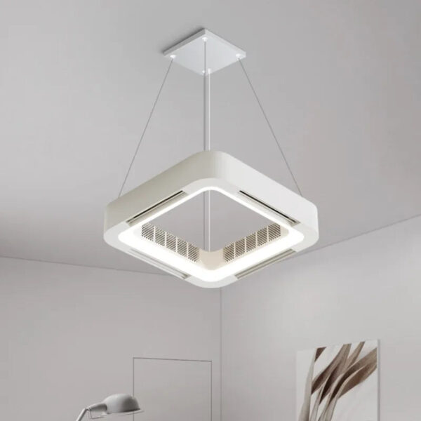 Invisible Bladeless Ceiling Fan Lamp With Light Remote Control Without Blades DC LED Circulator Decoration Bedroom Living Room - Image 2