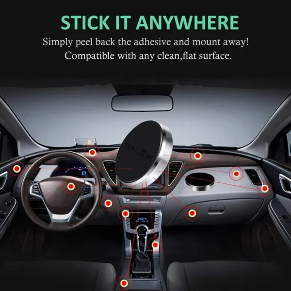 Magnetic Car Phone Holder Universal Car Phone Stand for iPhone Xiaomi Huawei Samsung Dashboard Wall Mounted Car Magnet Sticker - Image 7
