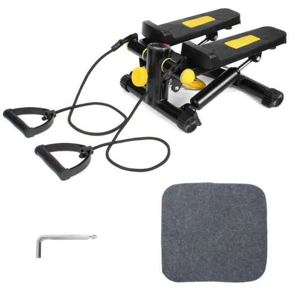 Mini Aerobic Treadmills with Pull Rope and Mat - Quiet Pedal Machine for Home Fitness, Running Steppers - Image 2