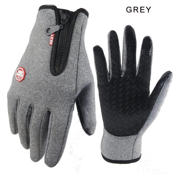 New Winter Gloves Men Women Touch Cold Waterproof Motorcycle Cycle Gloves Male Outdoor Sports Plus Velvet Warm Running Ski Glove - Image 2