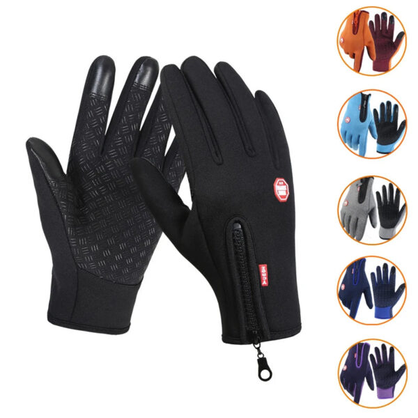 New Winter Gloves Men Women Touch Cold Waterproof Motorcycle Cycle Gloves Male Outdoor Sports Plus Velvet Warm Running Ski Glove - Image 12