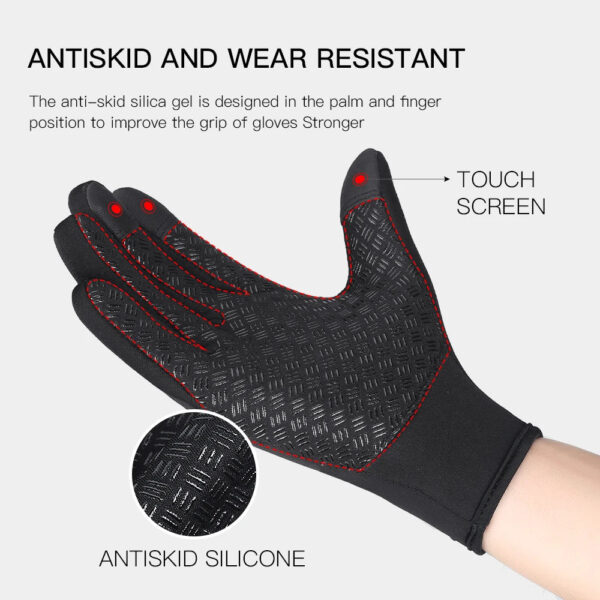 New Winter Gloves Men Women Touch Cold Waterproof Motorcycle Cycle Gloves Male Outdoor Sports Plus Velvet Warm Running Ski Glove - Image 14