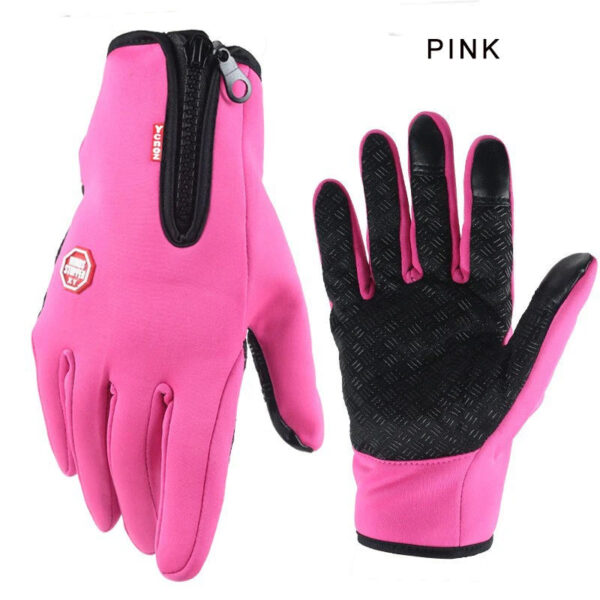 New Winter Gloves Men Women Touch Cold Waterproof Motorcycle Cycle Gloves Male Outdoor Sports Plus Velvet Warm Running Ski Glove - Image 6