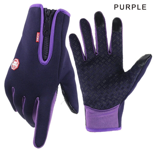 New Winter Gloves Men Women Touch Cold Waterproof Motorcycle Cycle Gloves Male Outdoor Sports Plus Velvet Warm Running Ski Glove - Image 7