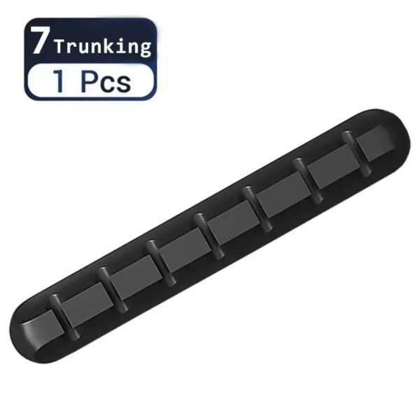Self-Adhesive Power Cord Cord Manager Fixed Chuck Plug Mouse Cable Headset Winder Mobile Phone Data Cable Card Silicone Desktop - Image 11