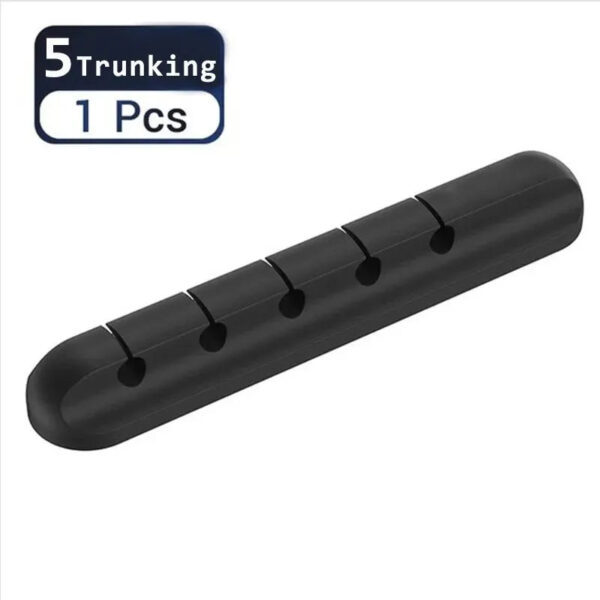 Self-Adhesive Power Cord Cord Manager Fixed Chuck Plug Mouse Cable Headset Winder Mobile Phone Data Cable Card Silicone Desktop - Image 9