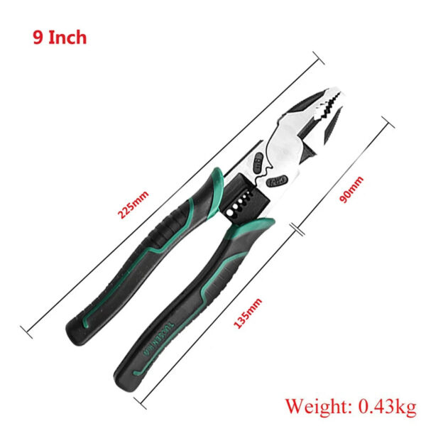 Universal Multifunctional Diagonal Pliers Needle Nose Pliers Hardware Tools Universal Wire Cutters Electrician Wire Pliers - Image 11