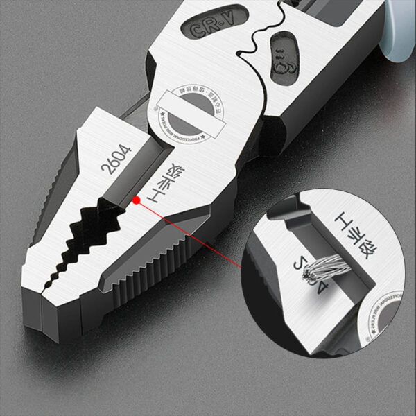 Universal Multifunctional Diagonal Pliers Needle Nose Pliers Hardware Tools Universal Wire Cutters Electrician Wire Pliers - Image 4