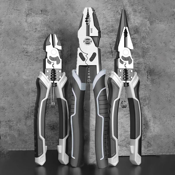Universal Multifunctional Diagonal Pliers Needle Nose Pliers Hardware Tools Universal Wire Cutters Electrician Wire Pliers - Image 8